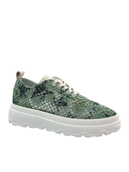 Boxer Γυναικεία Sneakers Λαδί