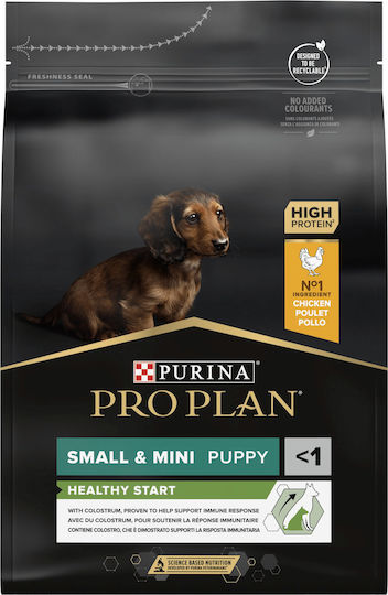 Pro Plan Puppy Small Mini 3кг Суха Храна за Кученца от Малки Породи с Пилешко