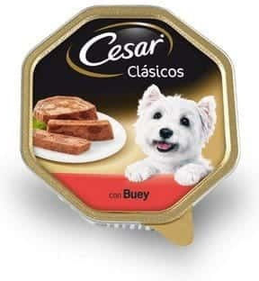 Cesar Nassfutter Hunde in Tablett mit Kalb 150gr