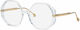 Philipp Plein Transparent Weiblich Metallisch Brillenrahmen VPP053S 0880
