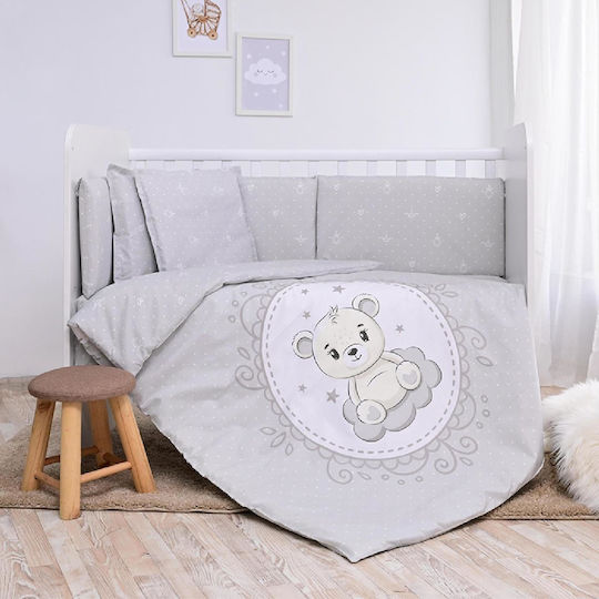 Lorelli Σет За Количка Smile Bear Gray 6бр
