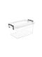 Violet Design Plastic Storage Box with Lid 33x22x15cm 1pcs