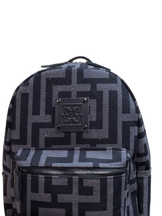 Midneto Polymnia I Women's Bag Backpack Grey Black Labyrinth