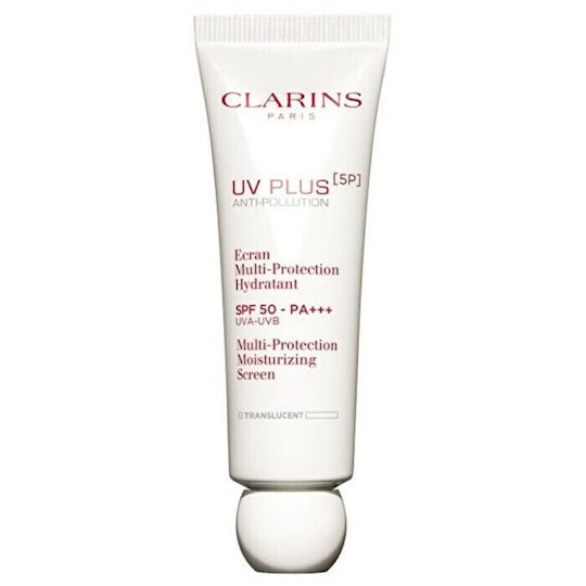 Clarins UV Plus Anti-pollution Multi Protection Moisturizing PA++++ Αντηλιακή Κρέμα Προσώπου SPF50