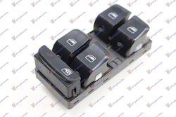 Front Window Switch Quadruple 10pin Audi A4 07-11 8k0959851d Left 1 pc