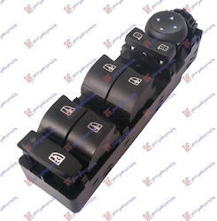 Mirror Window Switch Quadruple 1 Pin/13 Pin Without Frame Renault Scenic Grand Scenic 12-16 809610007r Left 1 pc