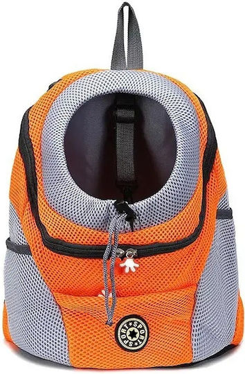 Rucsac pentru transport câine / pisici până la 7kg Portocaliu M36xL21xA44cm.