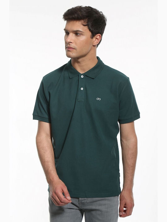 Polo Short Sleeve Blouse Forest Green