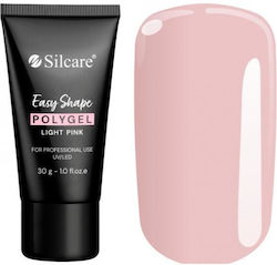 Silcare Easy Shape Polygel Gel acrilic pentru unghii roz deschis 30g