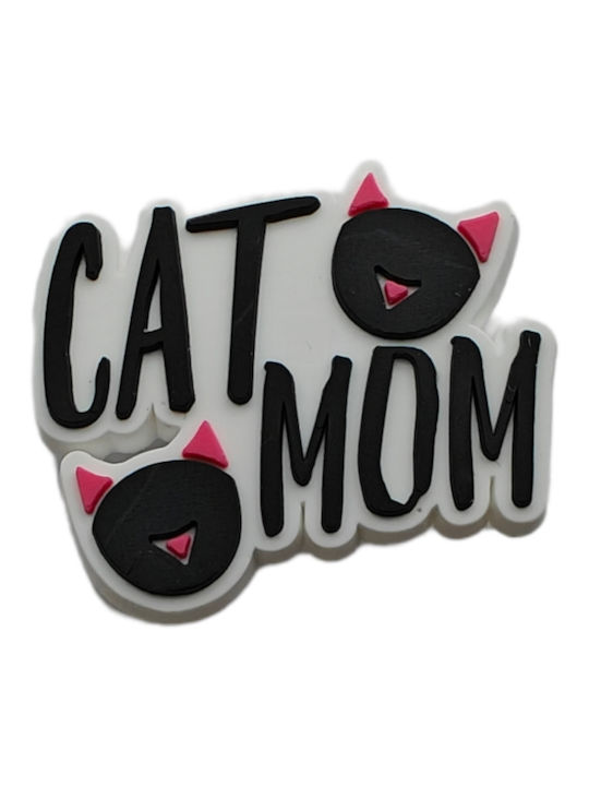 Accesorii de Decorare pentru Pantofi Crocs Design Cat Mom 2