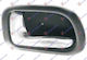 Door Handle Front Rear Interior Chrome Black Toyota Corolla E 11 Sdn 97-99 Undefined No