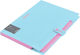 Berlingo Folder with Button for Paper A4 Blue BE