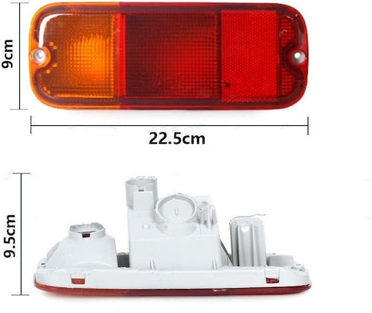 Rear bumper light E Suzuki Jimny 98-18 35670-81a10 Left 1 pc