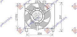 Ladeluftkühler 17cm Benzin-Öl-Ladeluftkühler Smart Fortwo Roadster 03-07 0003127v007 1 Stück