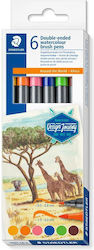 Staedtler Markers Aquarelas 6pcs