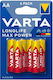 Varta Longlife Max Power Αλκαλικές Μπαταρίες AA 1.5V 6τμχ