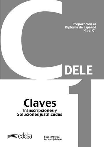DELE A1 Preparación + Clave Edelsa DELE A1 Escolar Claves (Preparacion Al Diploma De Espanol