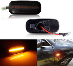 Side fender turn signals Audi A4 B6 B7 2001-2008 A6 C5 A8 Led Dynamic Smoke Running Flash 2 Pieces Ca039d