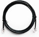 Cablexpert Flat Telephone Cable RJ11 6P4C 2m Black (TC-2M-BK)