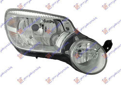 Headlight Front Electric X Headlights H4 Tyc Skoda Yeti 09-13 5l1941018 Right 1 pcs