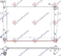 Kühler 2.0-16v+ -a C Mhxan 64x46,2 Hyundai Tucson 04-10 25310-2e100 1 Artikel