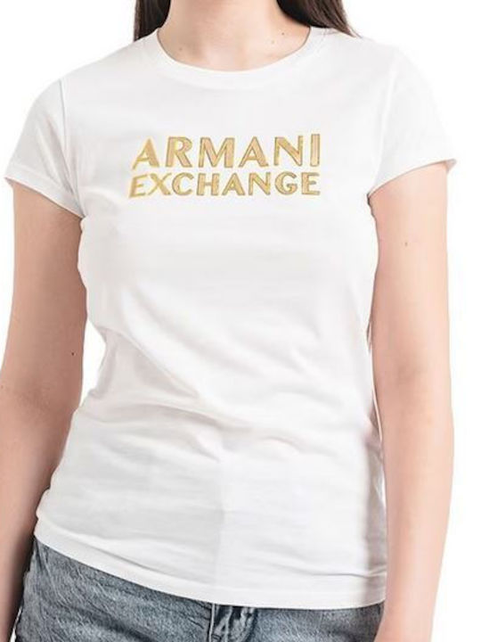 Armani Exchange Feminin Tricou White