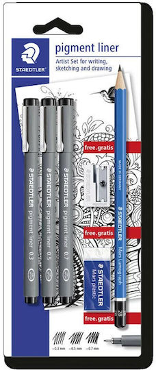 Staedtler Στυλό Ballpoint 3τμχ
