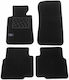 Set of Front and Rear Mats 4pcs for Nissan Pixo 2009-2013 Black