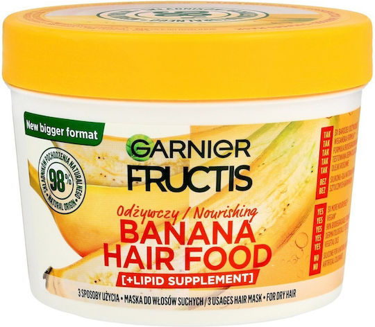 Garnier Fructis Banane Haar Nahrung nährende Maske trockenes Haar 400ml