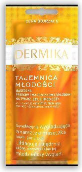 Dermika Beauty Masks Mystery Youth Mask Against Wrinkles Furrows Mature Skin 10ml