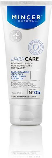 Mincer Pharma Dailycare Осветляваща Крем-Маска за Лице No.05 75мл