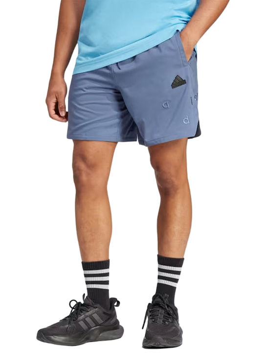 Adidas Men's Athletic Shorts Blue