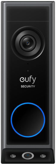 Eufy E340 Ασύρματο Κουδούνι Πόρτας Wi-Fi Μαύρο
