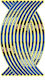 Selbstklebend Zanda Honda Blau Schwarz Fl004