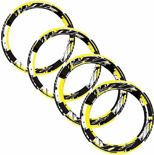 Self-adhesive wheel rims Yamaha Yzf Yellow