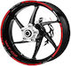Self-adhesive wheels Yamaha Mt-03