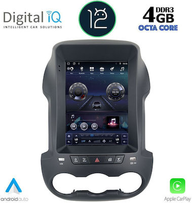 Digital IQ Car-Audiosystem 2DIN (Bluetooth/USB/AUX/WiFi/GPS/Apple-Carplay/Android-Auto) mit Touchscreen 12.1"