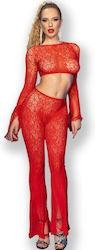 Chilirose Sexy Dessous-Set Rot CR-4648