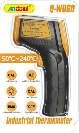Andowl Q-WD60 Θερμόμετρο Υπερύθρων για Θερμοκρασίες από έως 50°C
