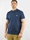 Short Sleeve Blue Blouse