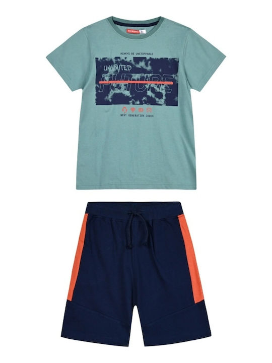 Energiers Kids Set with Shorts Summer 2pcs Maren Μακό