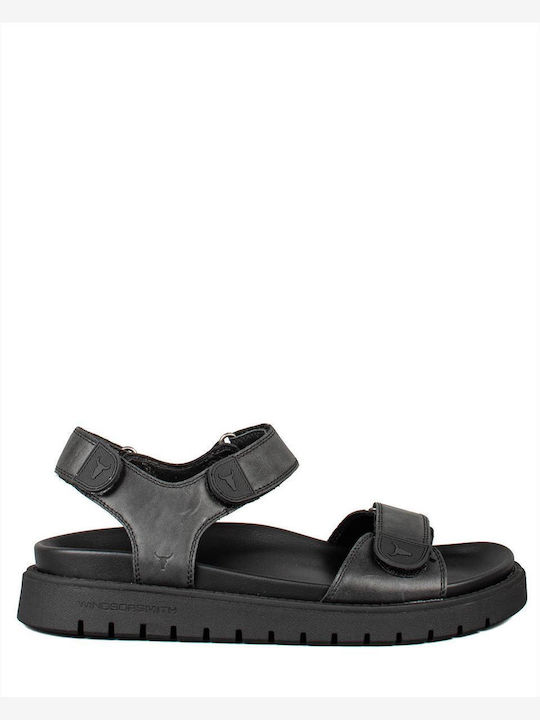 Windsor Smith Leather Women's Sandals Black
