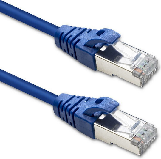 Qoltec U/UTP Кат.6 (Gigabit) Мрежов Кабел Ethernet 5м Син