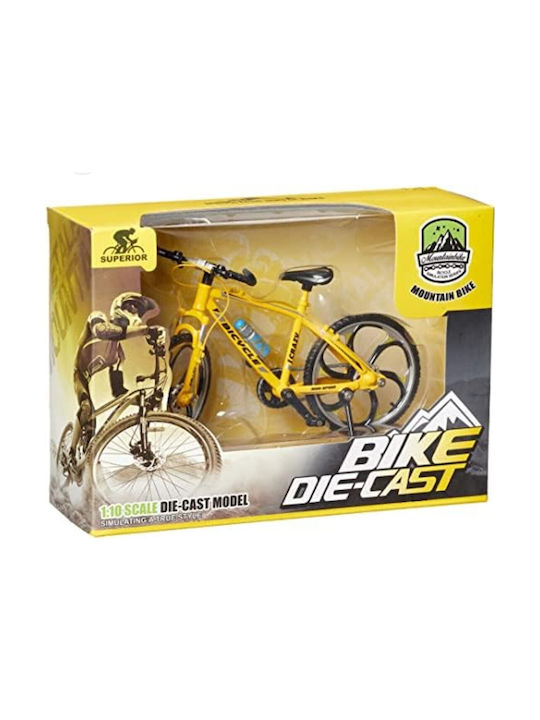 Metallic Miniature Bicycle Yellow