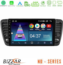 Bizzar Sistem Audio Auto 2DIN (Bluetooth/USB/WiFi/GPS/Apple-Carplay/Android-Auto) cu Ecran Tactil 9"