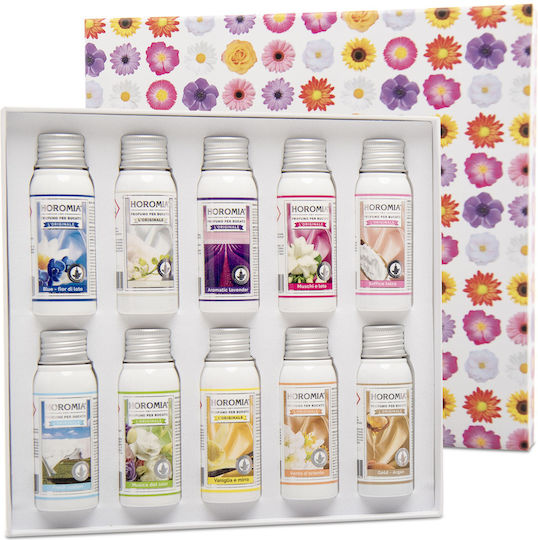 Luxury Box 10 Bottles 50ml Concentrated Laundry Perfume Fiori Luxury Box Horomia