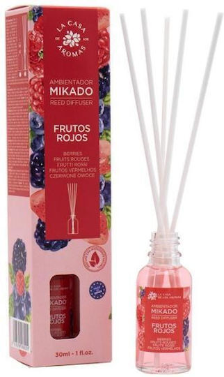 La Casa De Los Aromas Mikado Red Fruit Scented Sticks 30ml