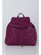 Leder Damentasche Rucksack Burgundisch
