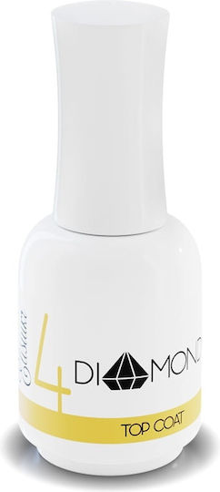 Elisium Diamond Liquid Titanium Маникюр Полски 4 Top Coat 15ml