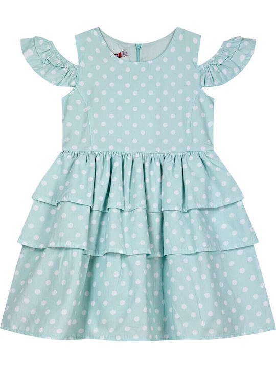 Rochie pentru Copii Mâneca scurta Cu buline Veraman